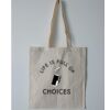 Budget Calico Tote Bag Thumbnail